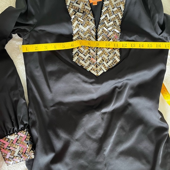 🍓 Tory Burch Sz 2 Barbara beaded sequin dress - Picture 7 of 14